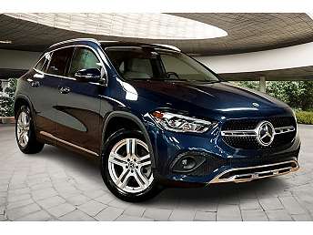 Blue Mercedes-Benz GLA SUV 2021