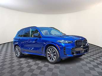Blue BMW X5 SUV 2024