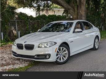 White BMW 5 Series Sedan 2015