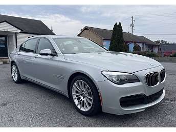 Silver BMW 7 Series 750Li xDrive 2014