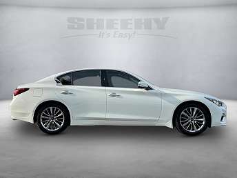 White Infiniti Q50 Sedan 2022