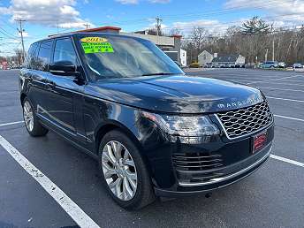 Black Land Rover Range Rover SUV 2018