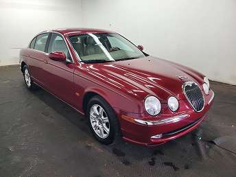Red Jaguar S-Type Sedan 2003
