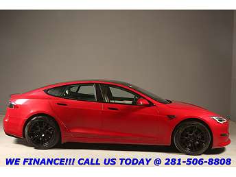 Red Tesla Model S Sedan 2021