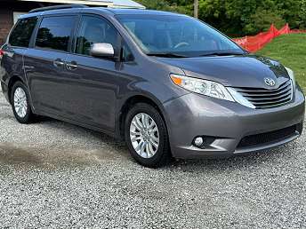 Gray Toyota Sienna Minivan 2012