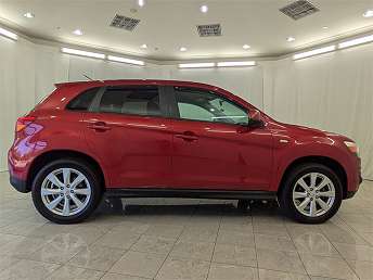 Red Mitsubishi Outlander Sport SUV 2014