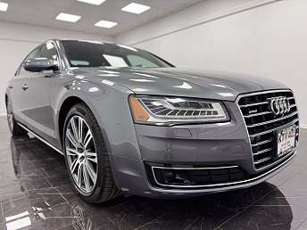 Gray Audi A8 L 2016