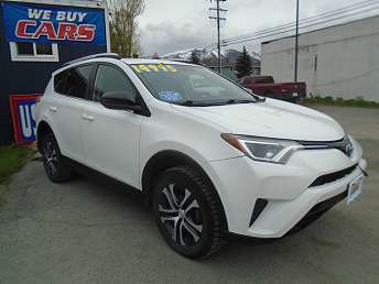 White Toyota RAV4 SUV 2016