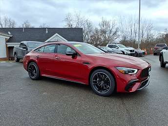 Red Mercedes-Benz AMG GT Coupe 2024