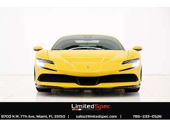 Yellow Ferrari SF90 Coupe 2021