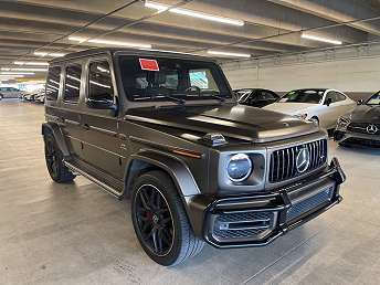 Orange Mercedes-Benz G-Class SUV 2020