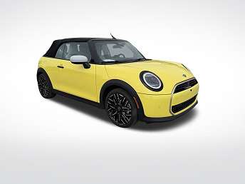 Yellow Mini Cooper Convertible 2025