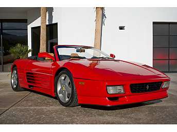 Red Ferrari 348 Spider 1994