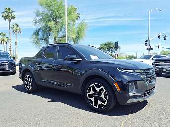 2024 Black Pickup Hyundai Santa Cruz