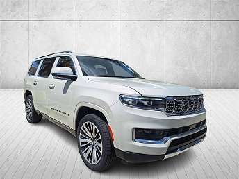 White Grand Wagoneer SUV 2022