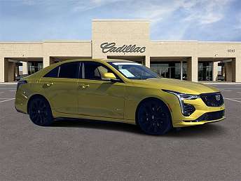 Yellow 2025 Cadillac CT4 Sedan