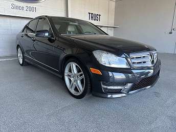 Black Mercedes-Benz C-Class C 350 2013