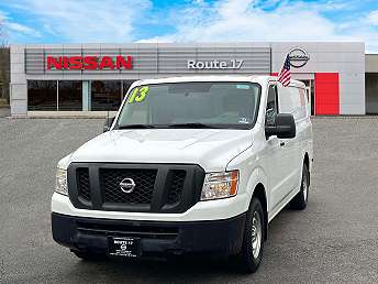 White Nissan NV Van 2013