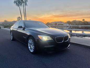 Black BMW 7 Series 740i 2014