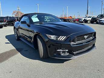 Black Ford Mustang Convertible 2017