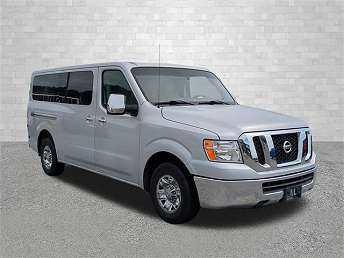 Silver Nissan NV Van 2016