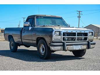 Gray Dodge Ram 250 Pickup 1991