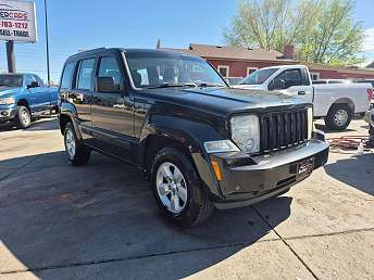 Black Jeep Liberty SUV 2012