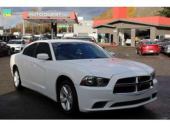White Dodge Charger Sedan 2014