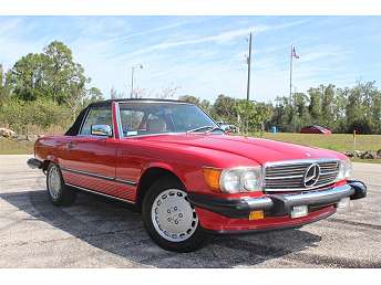 Red 560 Convertible 1986
