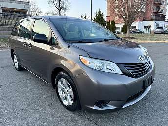 Gray Toyota Sienna LE 2012