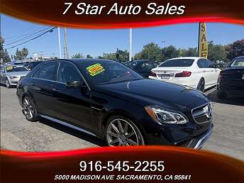Black Mercedes-Benz E-Class AMG E 63 2015
