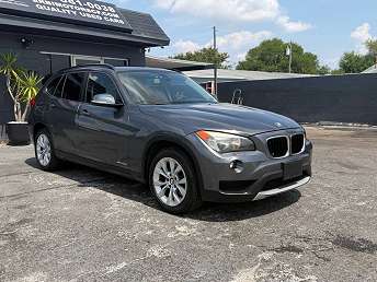 Black BMW X1 SUV 2014