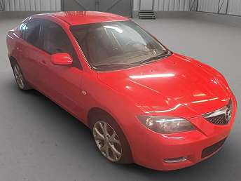 2008 Red Mazda Mazda3 Sedan