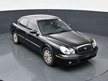 2002 Black Hyundai Sonata Sedan