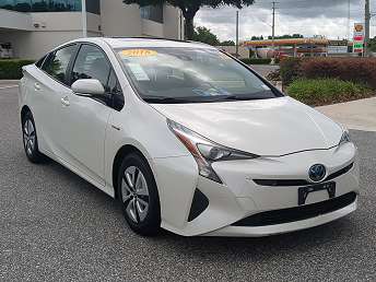 White Toyota Prius Hatchback 2018