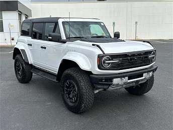 White Ford Bronco SUV 2024