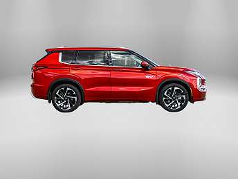 Red Mitsubishi Outlander SUV 2024