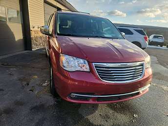Burgundy Town & Country Minivan 2016