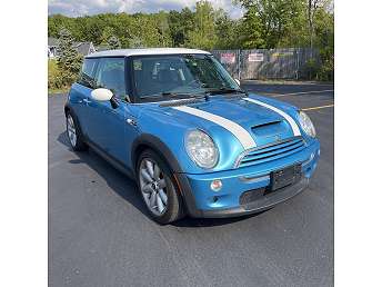 Blue Mini Cooper Hatchback 2003