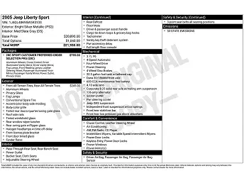 2005 Jeep Liberty Sport