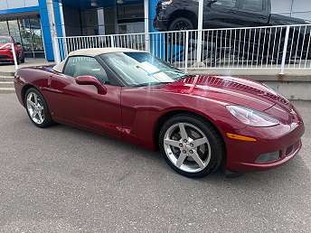 Red Chevrolet Corvette Convertible 2006