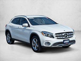White Mercedes-Benz GLA SUV 2019