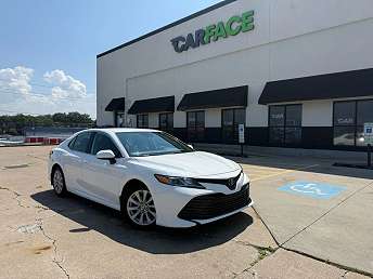 White Toyota Camry Sedan 2020