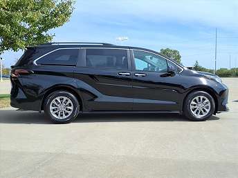 Black Toyota Sienna Minivan 2023