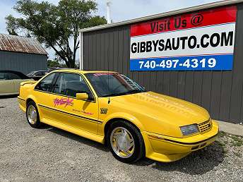 Yellow Chevrolet Beretta Coupe 1990