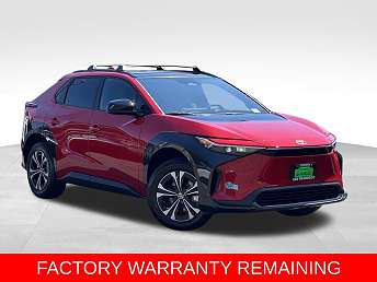 Red Toyota bZ4X SUV 2024