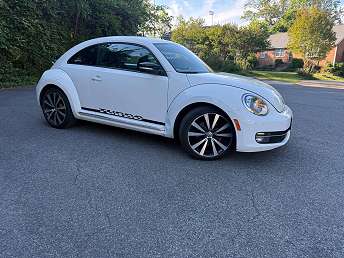 White Volkswagen Beetle Hatchback 2012