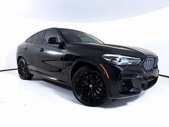 Black BMW X6 SUV 2023