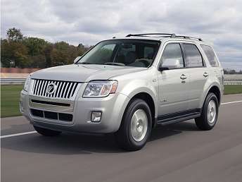 Black Mercury Mariner SUV 2008