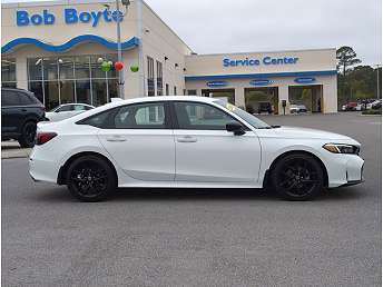 White Honda Civic Sport 2026